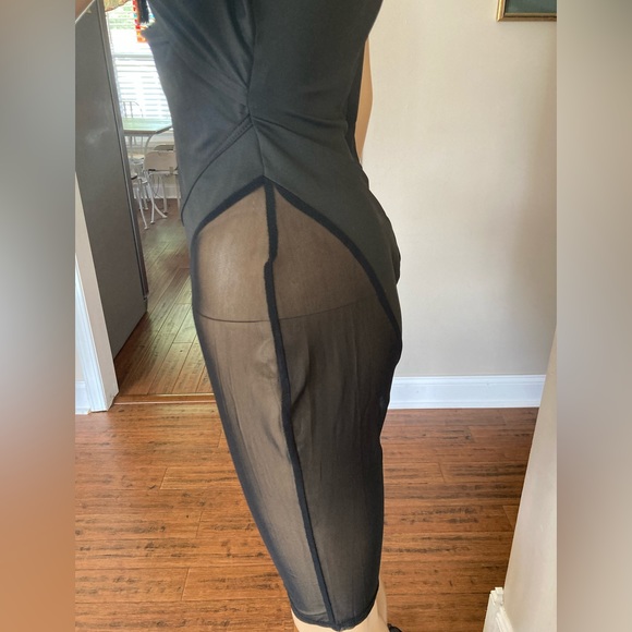 Sexy One Piece Black Knee Length Romper Size Small - Picture 5 of 9
